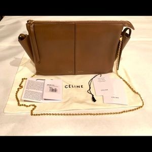 Celine Authentic Havana Clutch On Chain Tri-Fold⚡️
